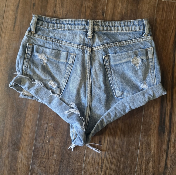 Fashion Nova Distressed Shorts - Picture 2 of 6